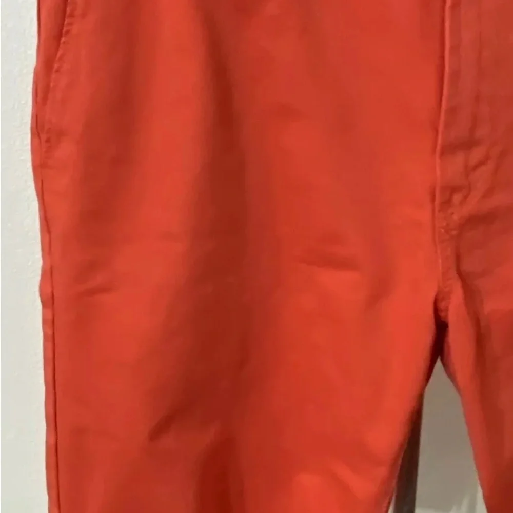 GAP khakis men’s shorts 32×10 Chino Pockets, casual orange cotton - Picture 2 of 7